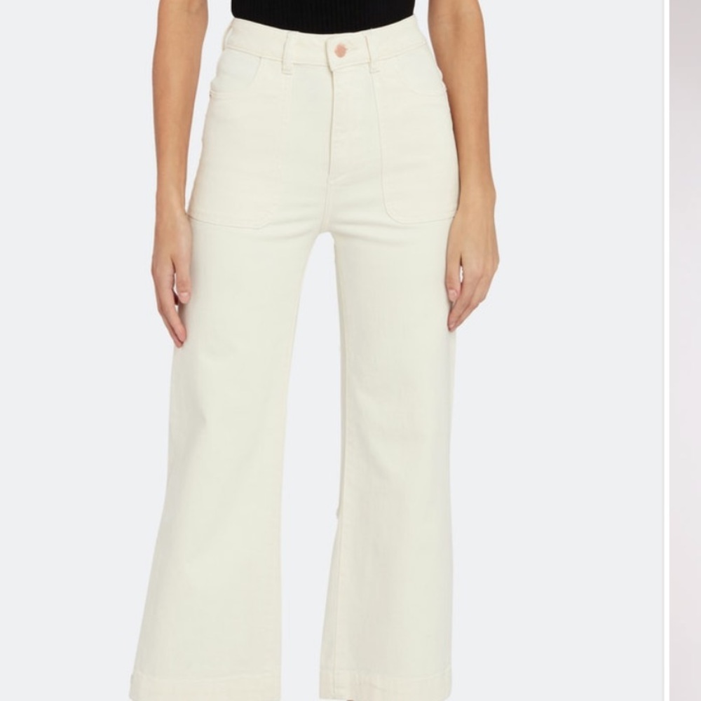 DL1961 Marianna Hewitt High Rise Wide Leg Jeans